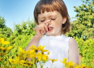 девочка аллергия на цветы