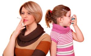 мать курит, у ребенка астма 
