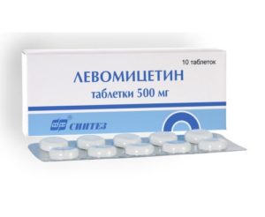 Таблетки Левомицетин
